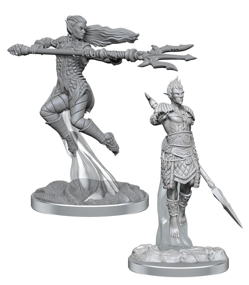 D&D Nolzur's Marvelous Miniatures Miniaturen unbemalt 2er-Pack Sea Elf Fighters