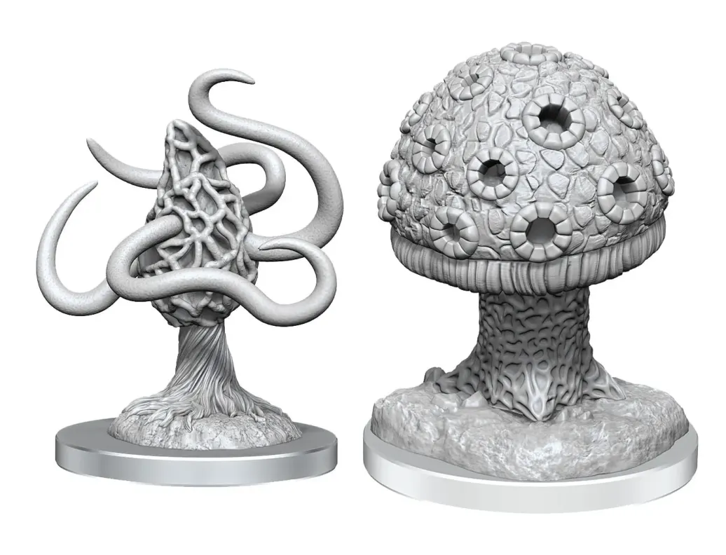 D&D Nolzur's Marvelous Miniatures Miniaturen unbemalt 2er-Pack Shrieker & Violet Fungus
