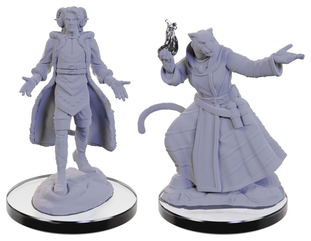 Critical Role Miniatur unbemalt Lucien Tavelle & Cree Deeproots