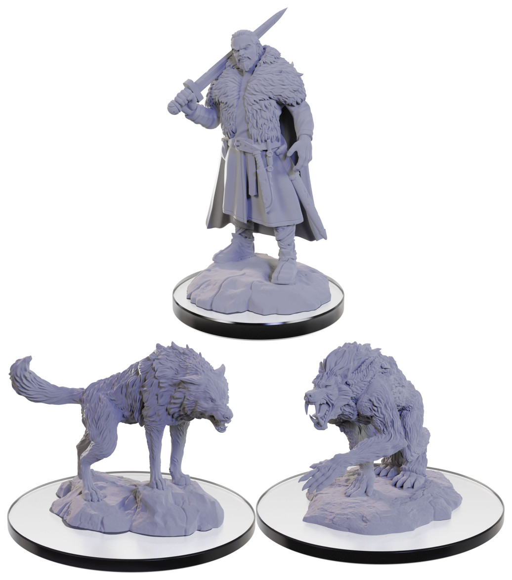 D&D Nolzur's Marvelous Miniatures Miniatur unbemalt Loup Garou