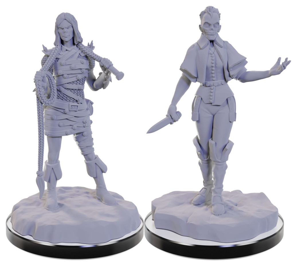 Pathfinder Battles Deep Cuts Miniaturen unbemalt 2er-Packs Urdefhan Death Scout & Lasher Umkarton (2)