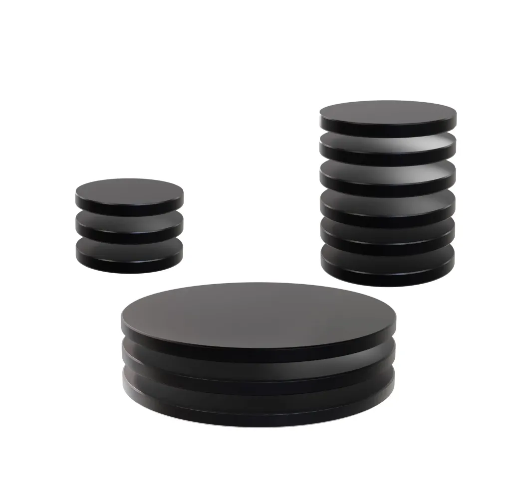 WizKids Deep Cuts Bases für Miniaturen 12er-Pack schwarz