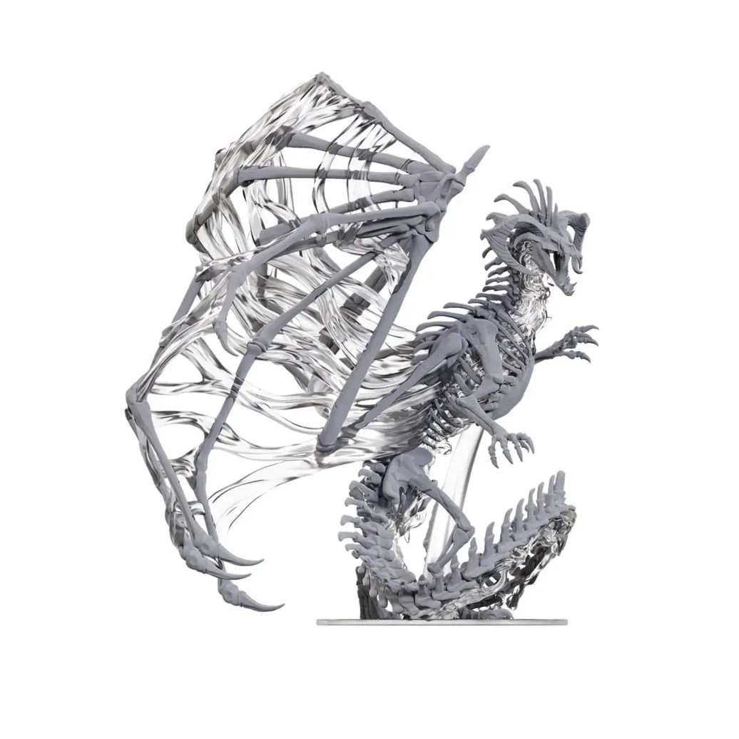 D&D Nolzur's Marvelous Miniatures Miniaturen unbemalt Black Dracolich 30 cm