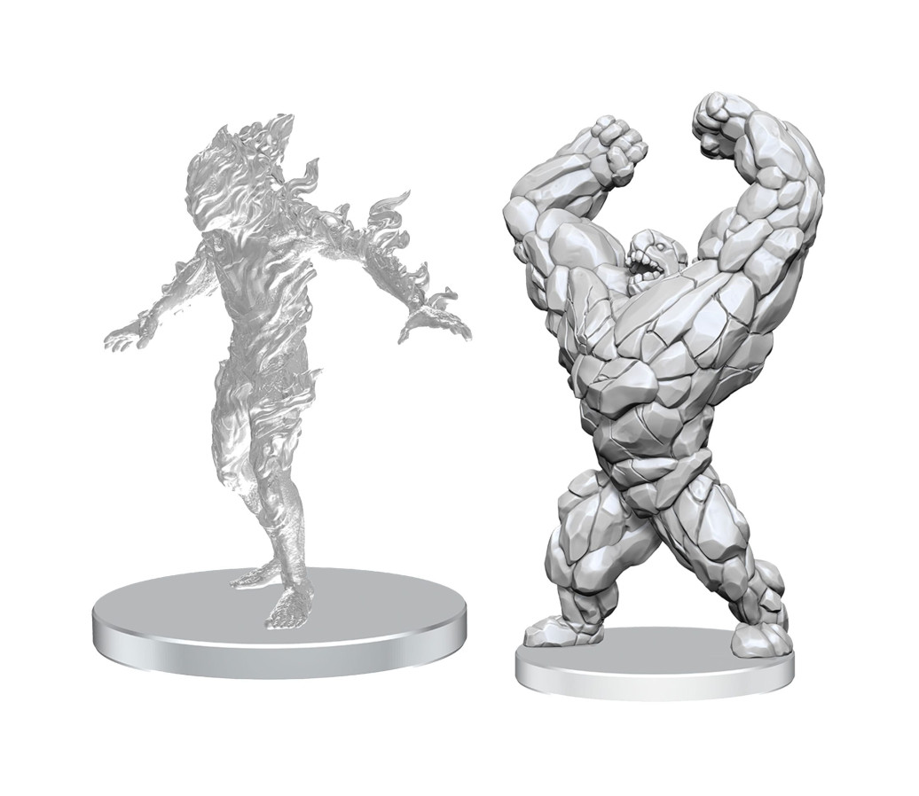 Pathfinder Deep Cuts Miniaturen unbemalt Living Landslide & Living Wildfire