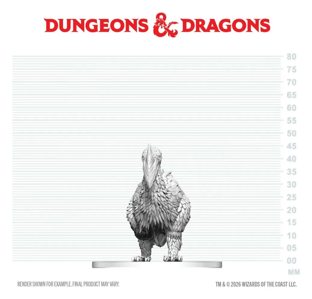 D&D Nolzur's Marvelous Miniatures Minifigur Axe Beak 4 cm