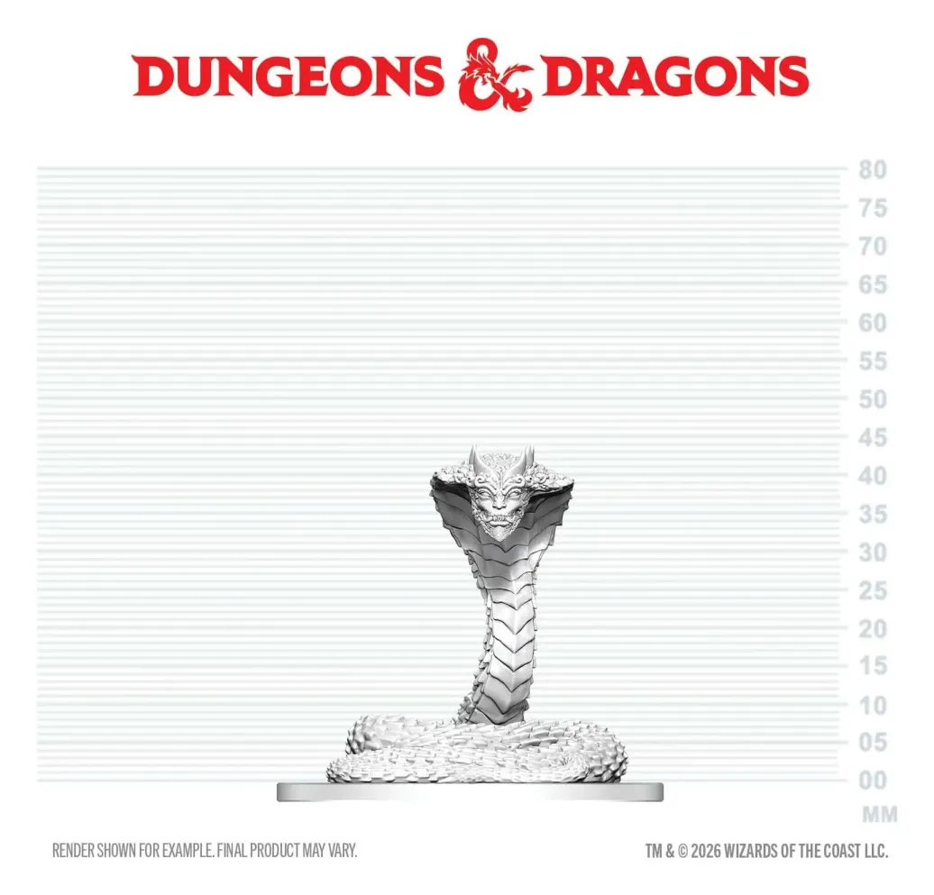 D&D Nolzur's Marvelous Miniatures Minifigur Guardian Naga 6 cm