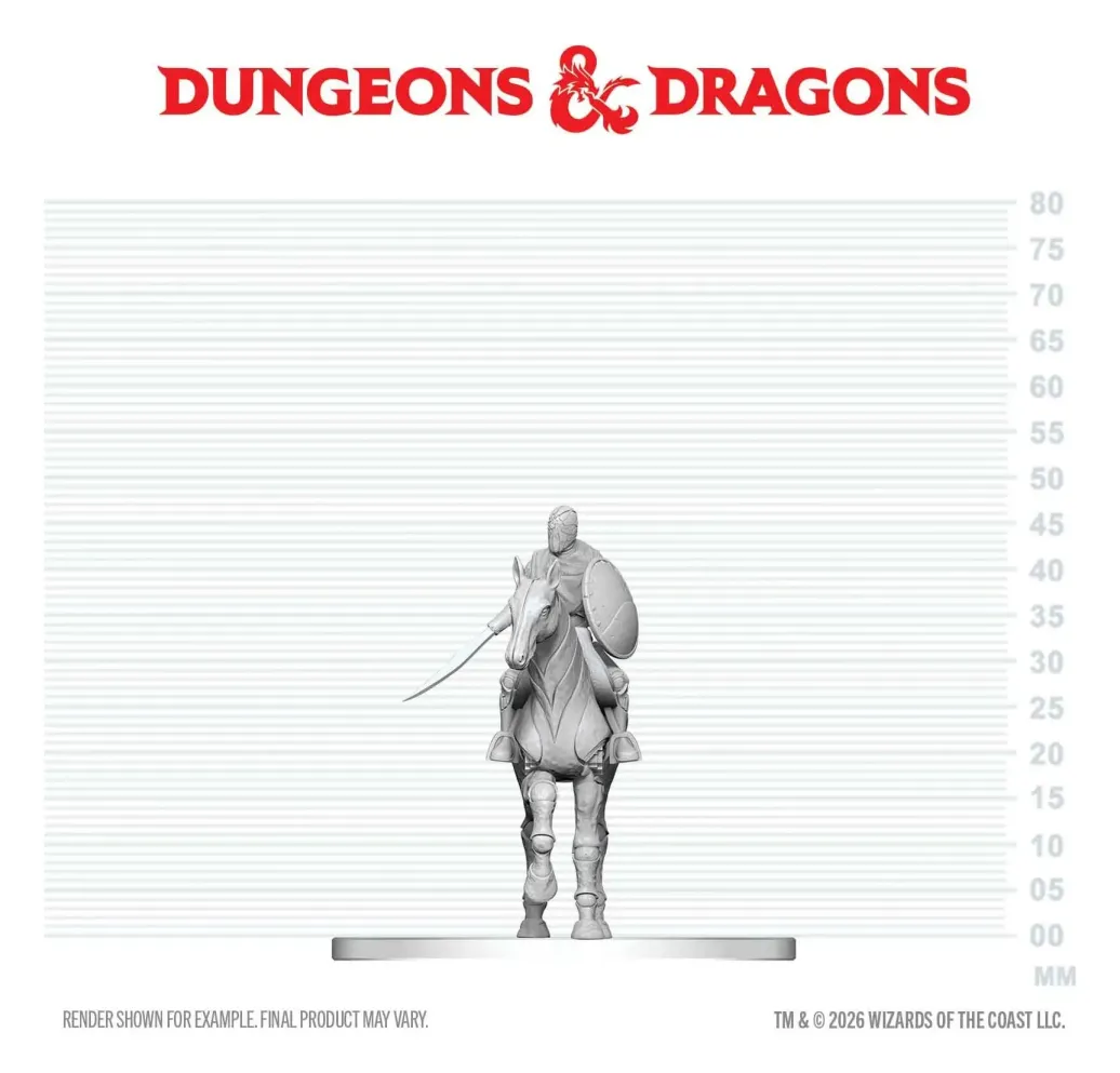 D&D Nolzur's Marvelous Miniatures Minifiguren Nimblewright Steed with Rider 6 cm