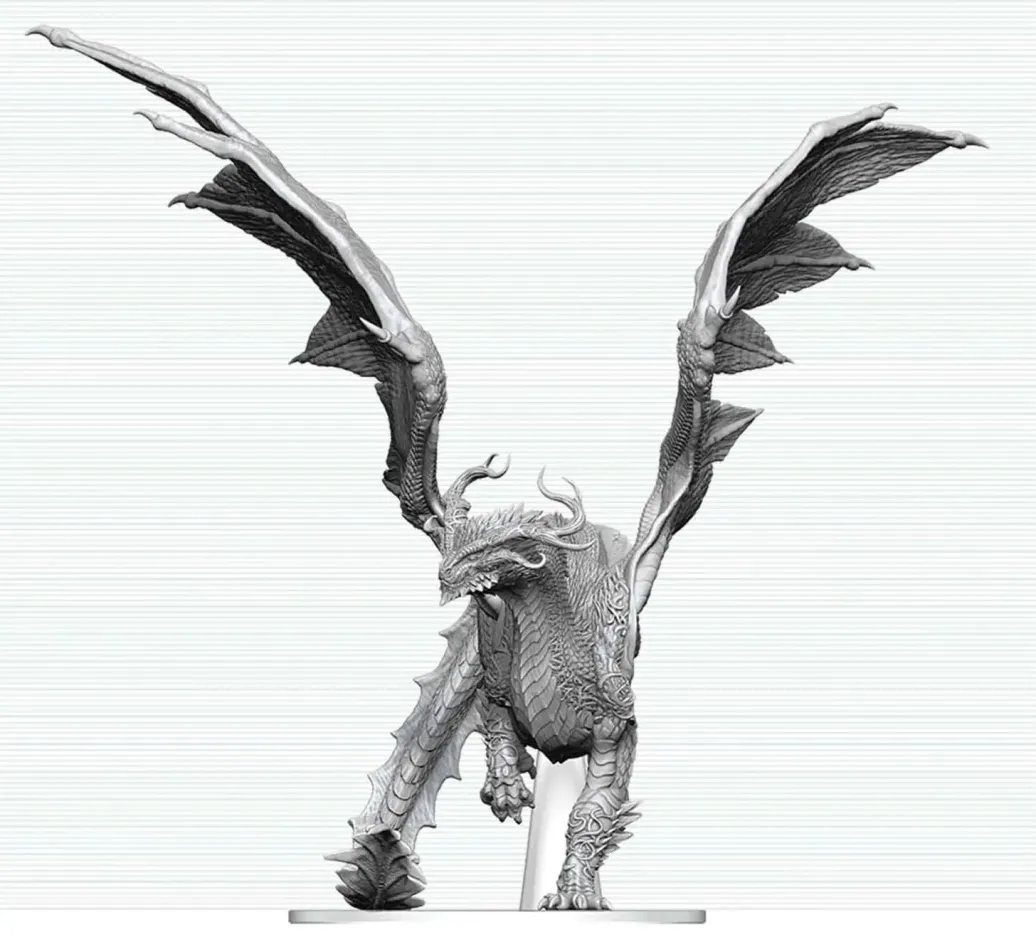 Dungeons & Dragons Nolzur's Marvelous Miniatures Miniatur unbemalt Adult Spirit Dragon 24 cm