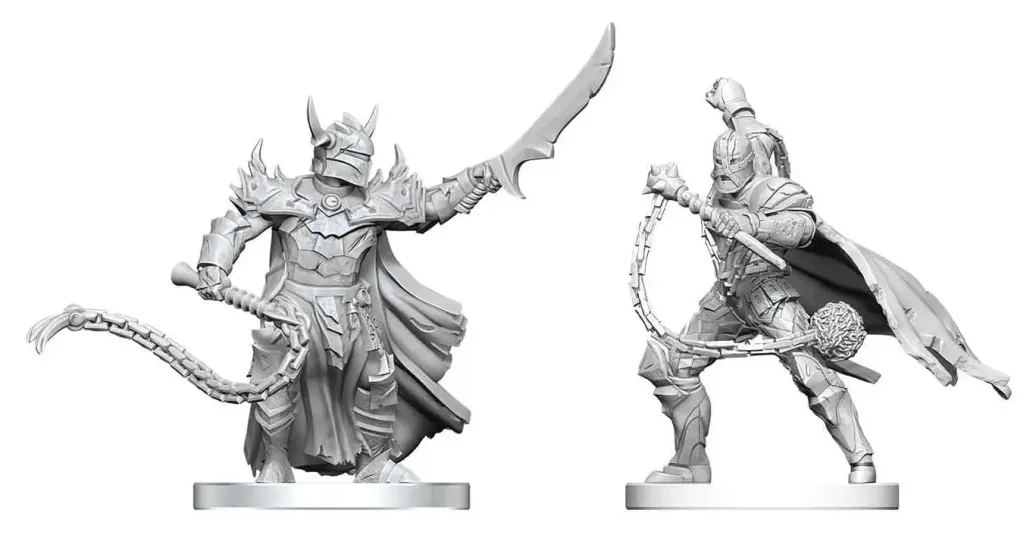 Pathfinder Battles Deep Cuts Miniatur unbemalt Scourge & Chain Hellknights 14 cm