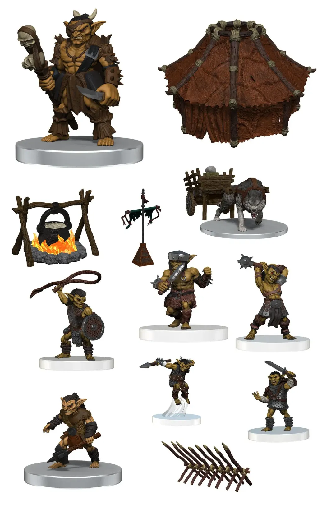 D&D Icons of the Realms Miniaturen vorbemalt Adventure in a Box - Goblin Camp