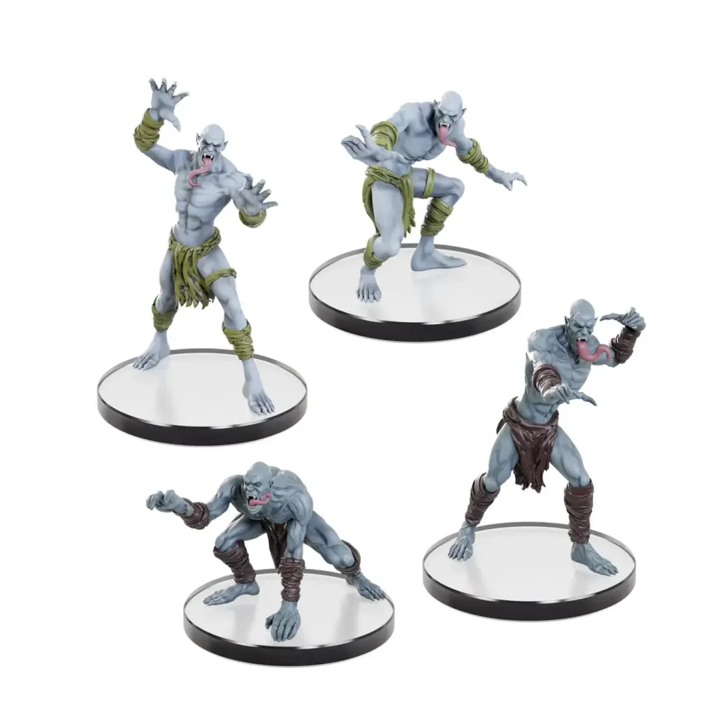 D&D Icons of the Realms Miniaturen vorbemalt Undead Armies - Ghouls & Ghasts Set