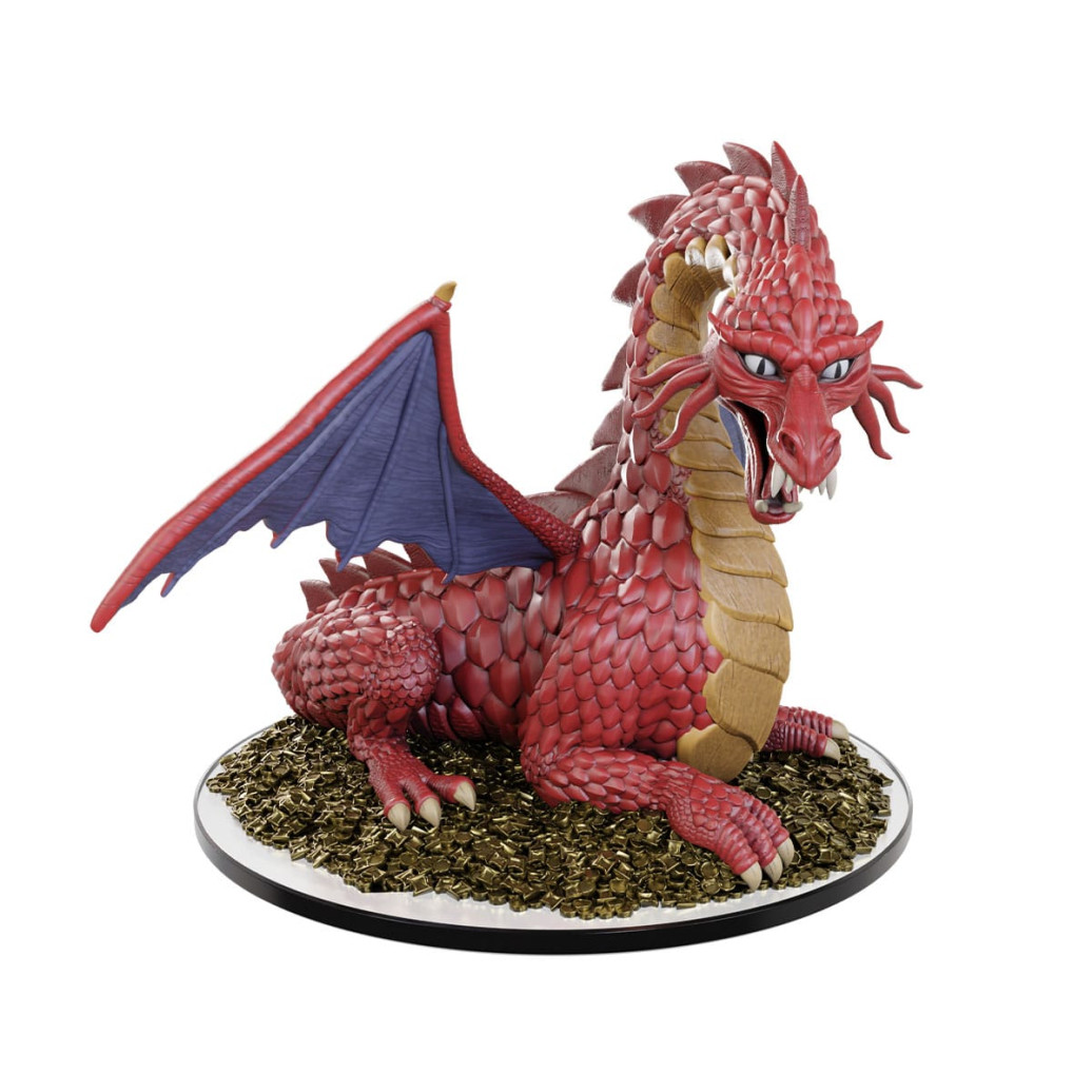 D&D Icons of the Realms Miniaturen vorbemalt 50th Anniversary - Classic Red Dragon (Set #31) 