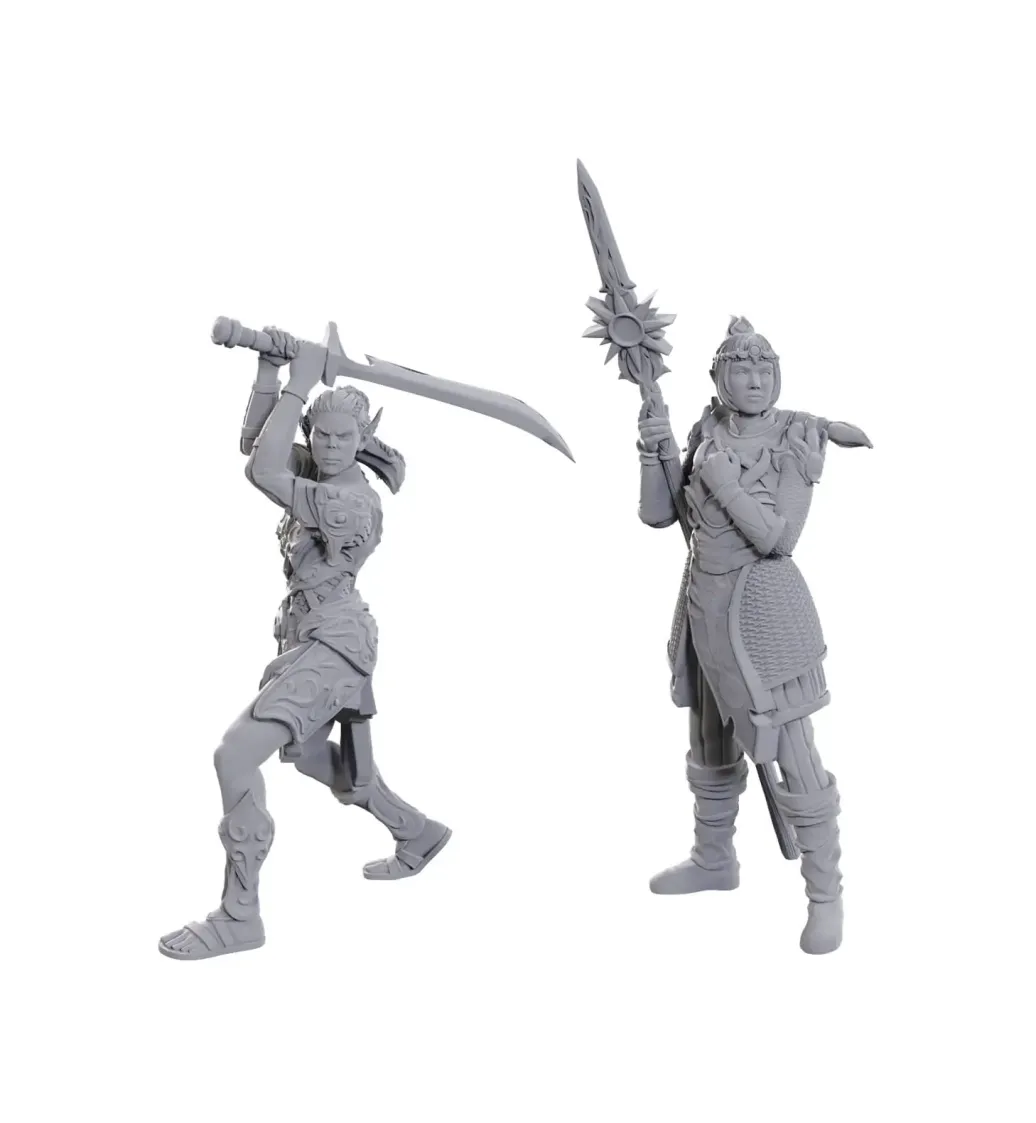 D&D Nolzur's Marvelous Miniatures Miniatur unbemalt Lae'zel & Shadowheart