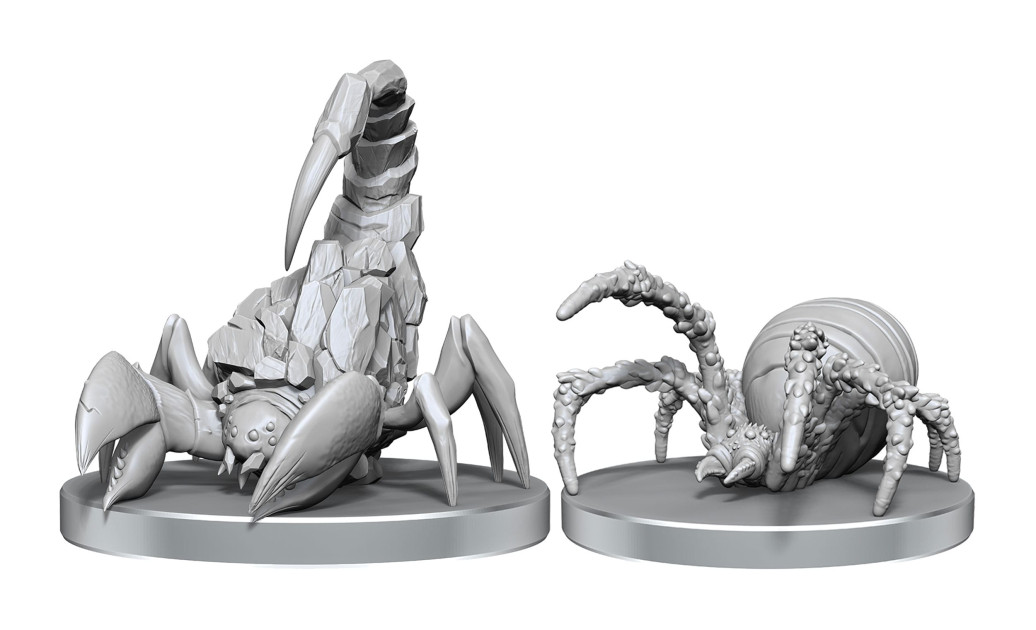 Pathfinder Deep Cuts Miniaturen unbemalt Cave Scorpion & Hunting Spider