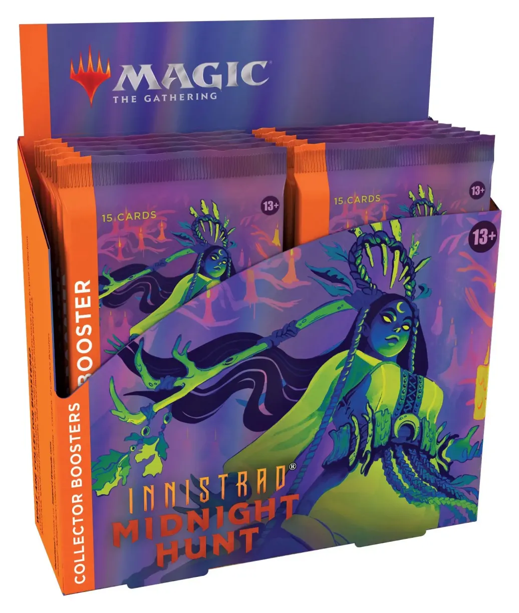 Magic the Gathering Innistrad: Midnight Hunt Sammler Booster Display (12) englisch