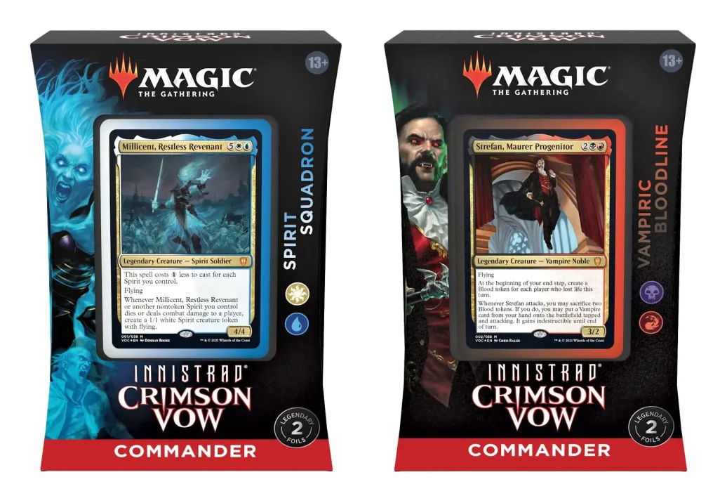 Magic the Gathering Innistrad: Crimson Vow Commander-Decks Display (4) englisch