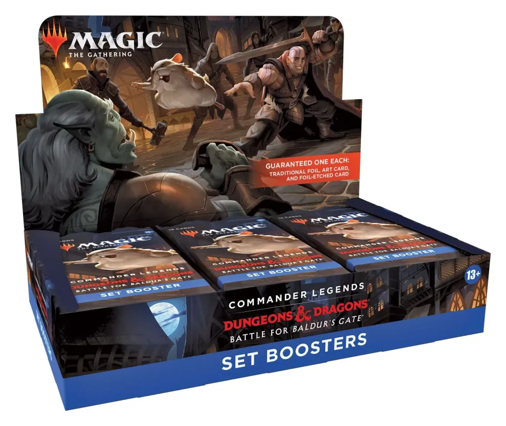 Magic the Gathering Commander Legends: Battle for Baldur's Gate Set-Booster Display (18) englisch