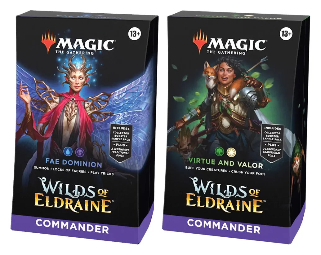 Magic the Gathering Wilds of Eldraine Commander-Decks Display (4) englisch