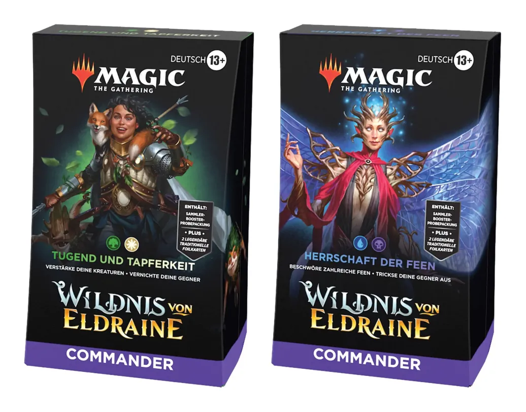 Magic the Gathering Wildnis von Eldraine Commander-Decks Display (4) deutsch