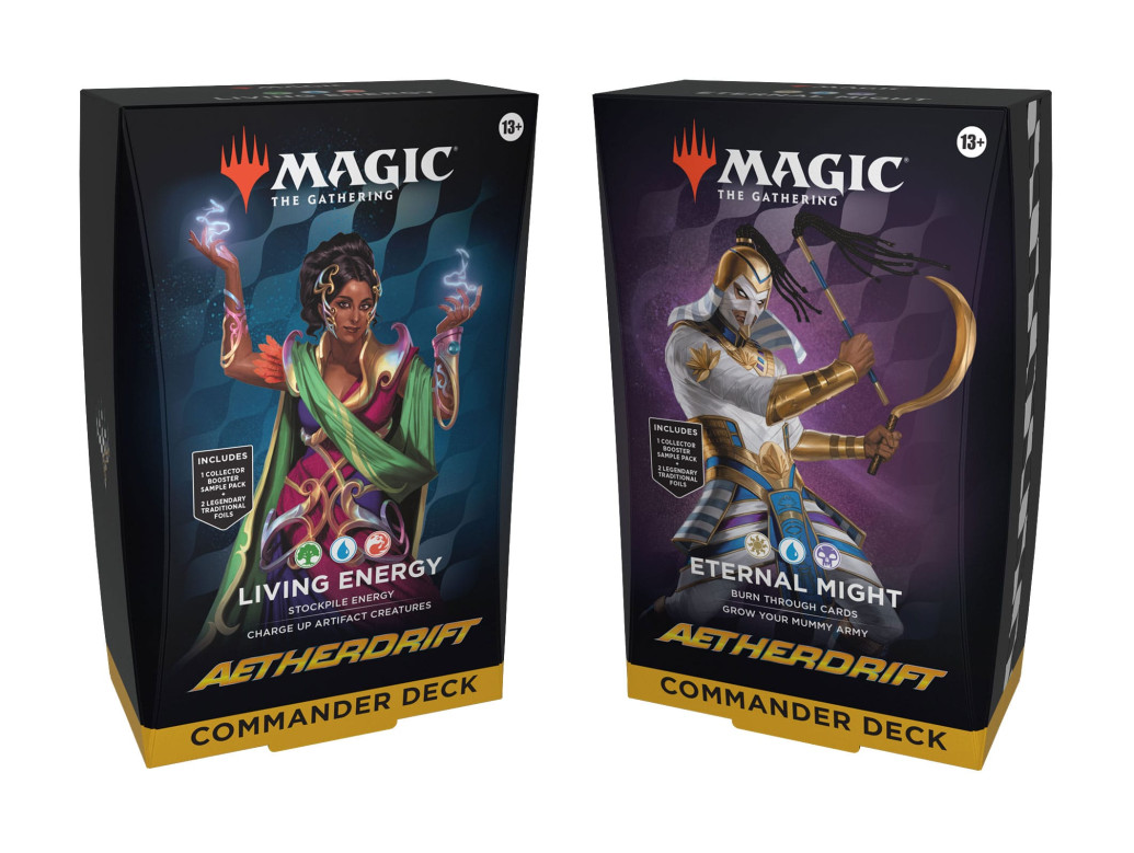 Magic the Gathering Aetherdrift Commander-Decks Display (4) englisch