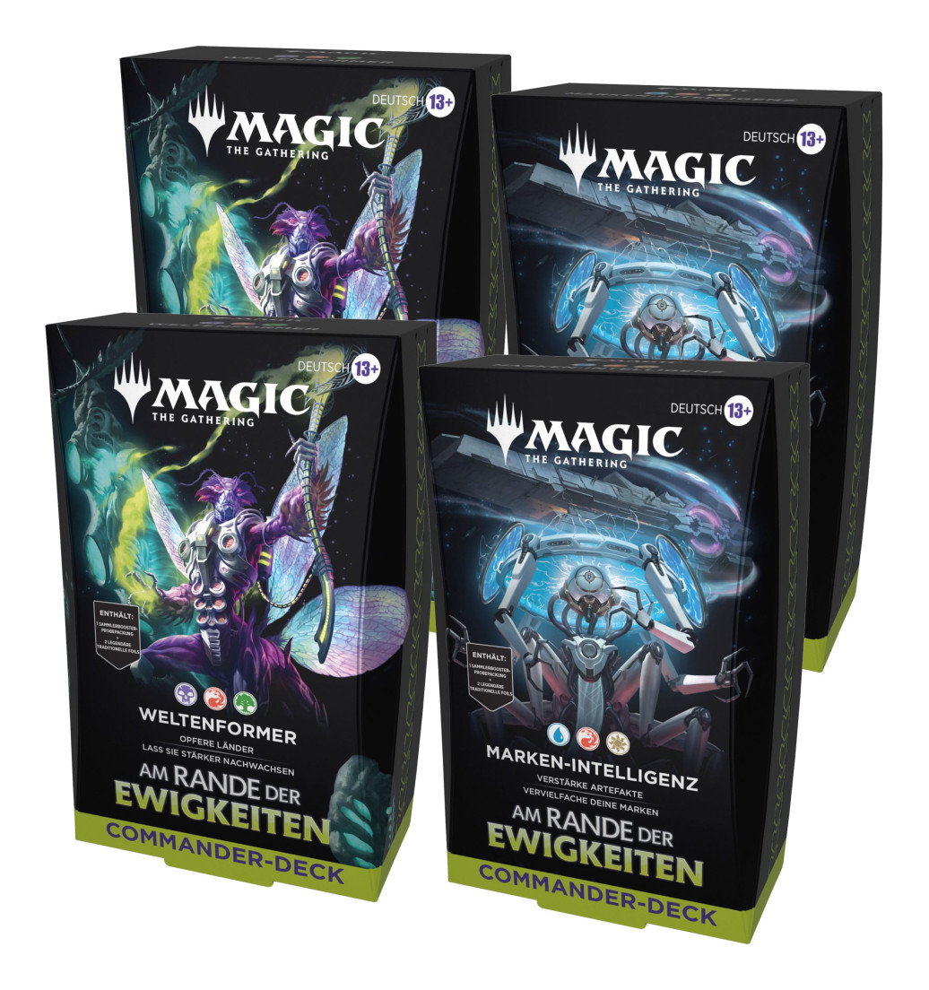 Magic the Gathering Am Rande der Ewigkeiten Commander-Decks Display (4) deutsch
