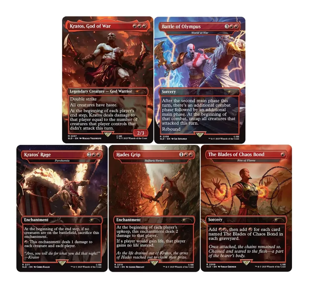 Magic the Gathering Secret Lair x PlayStation: God of War: Greek englisch