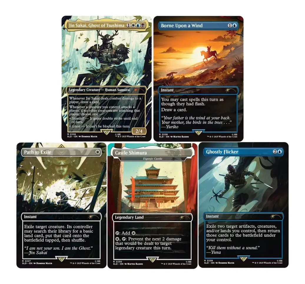 Magic the Gathering Secret Lair x PlayStation: Ghost of Tsushima englisch