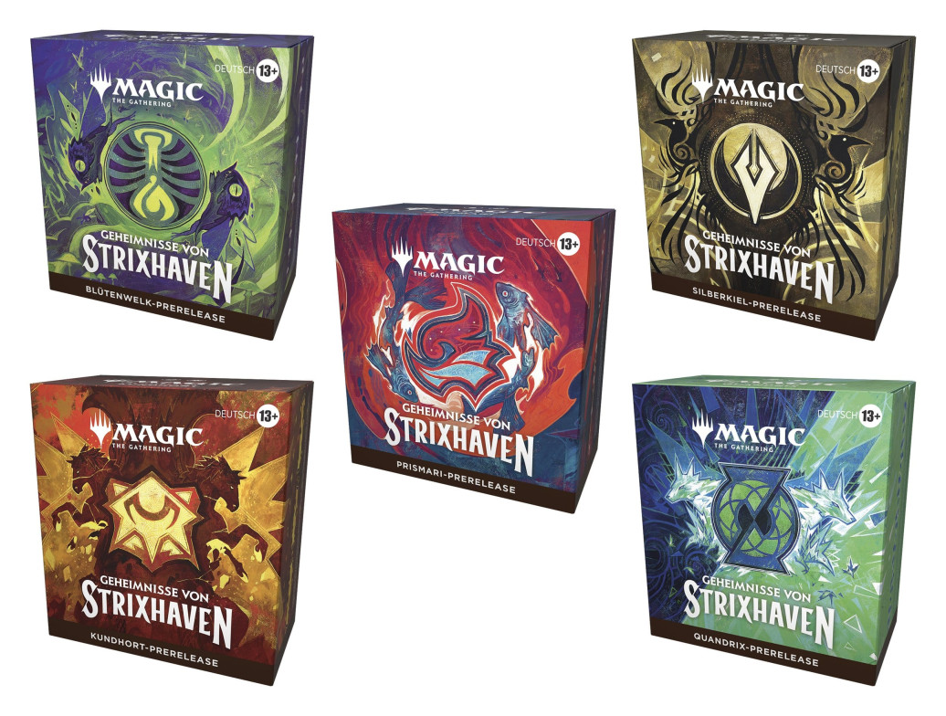 Magic the Gathering Geheimnisse von Strixhaven Prerelease Packs Umkarton (15) deutsch