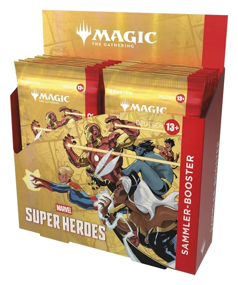 Magic the Gathering Marvel Super Heroes Sammler Booster Display (12) deutsch