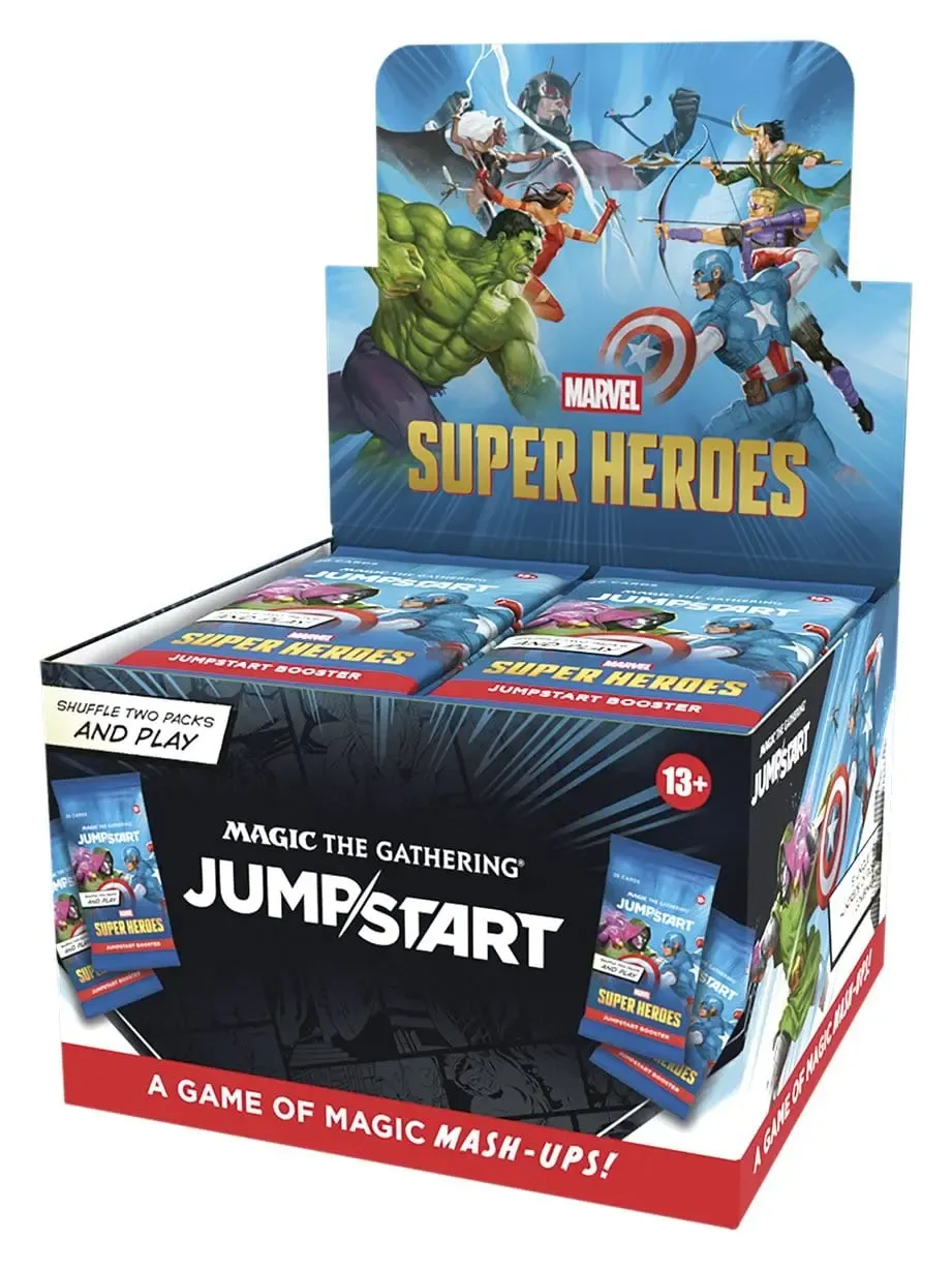 Magic the Gathering Marvel Super Heroes Jumpstart Booster Display (24) englisch