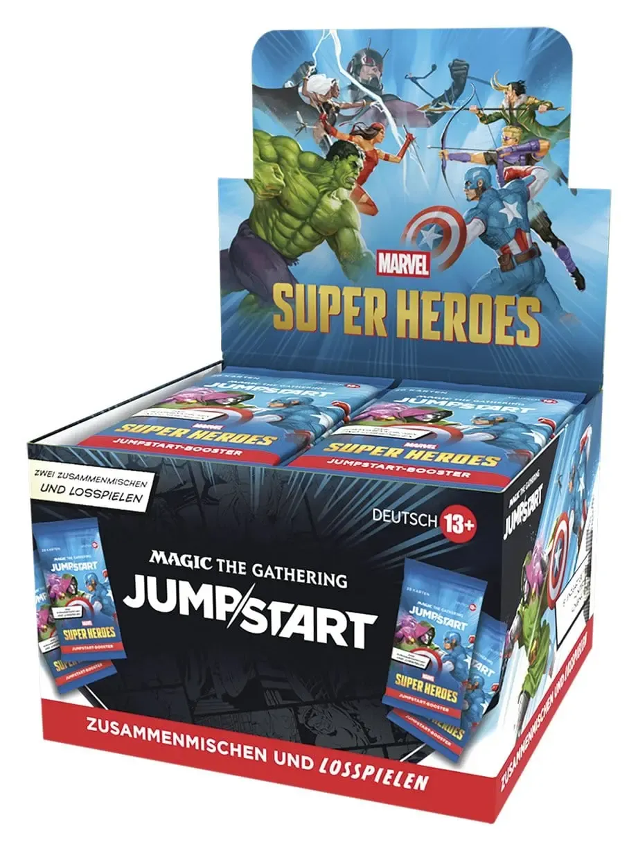 Magic the Gathering Marvel Super Heroes Jumpstart Booster Display (24) deutsch
