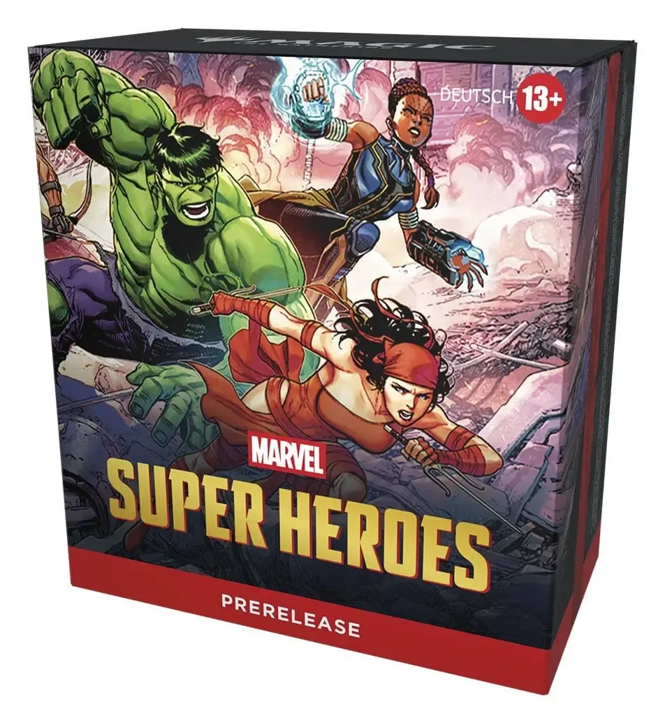 Magic the Gathering Marvel Super Heroes Prerelease Packs Umkarton (15) deutsch