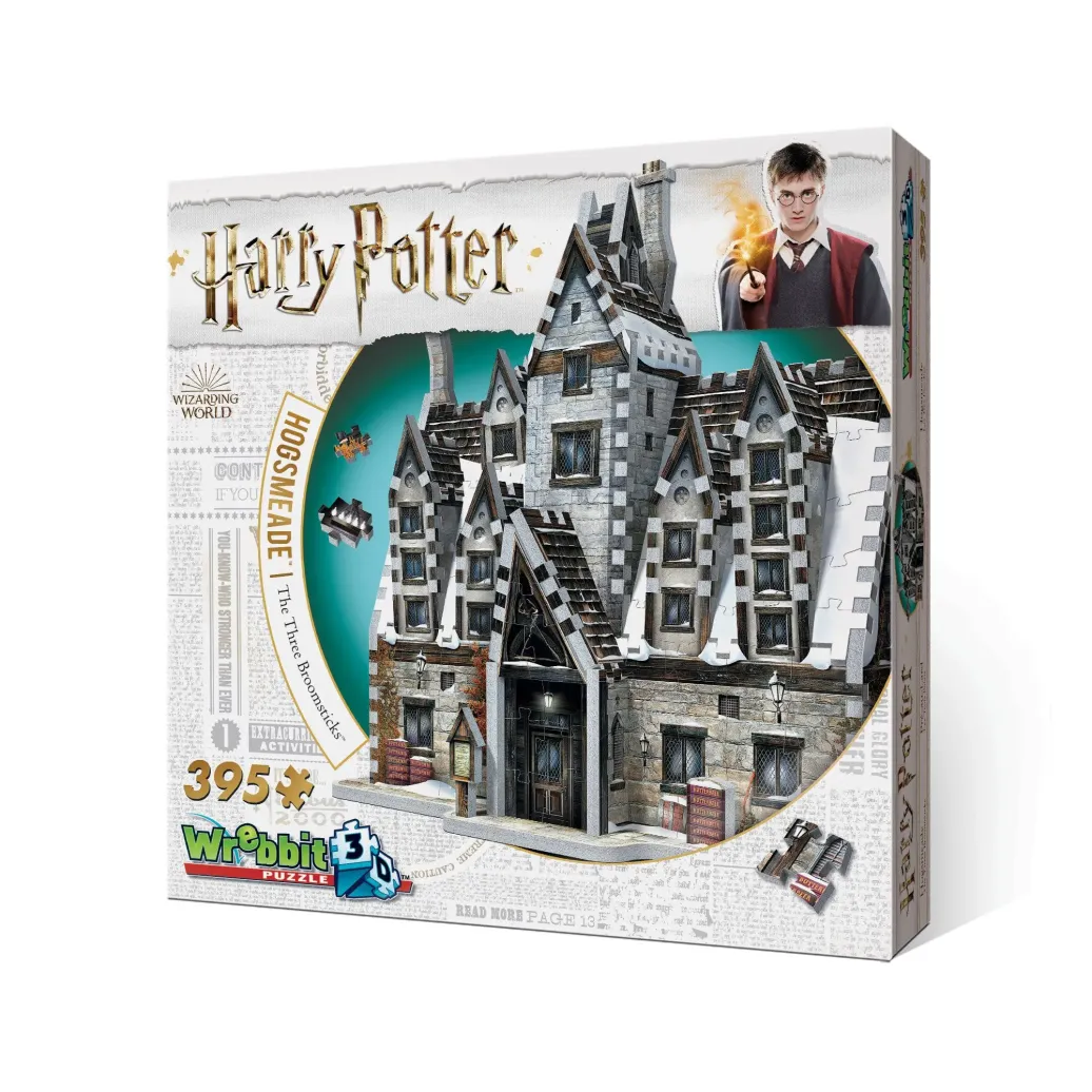 Harry Potter 3D Puzzle Die Drei Besen (Hogsmeade)
