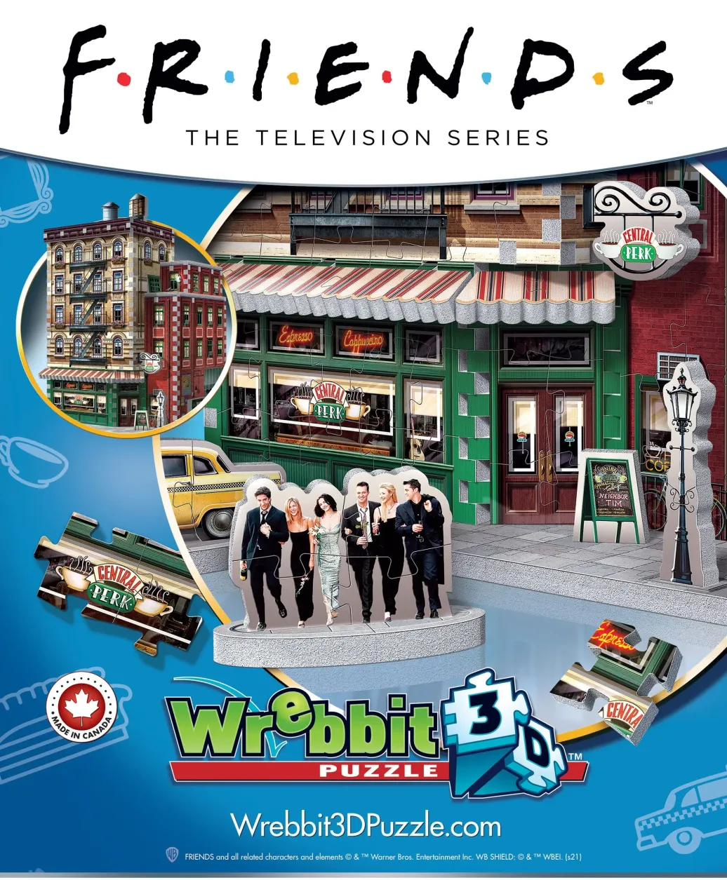 Friends 3D Puzzle Central Perk (440 Teile)