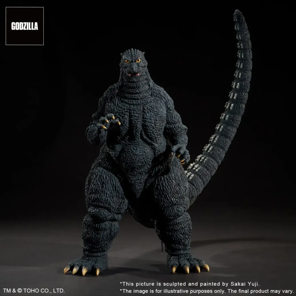 Godzilla 1993 TOHO Yuji Sakai Modeling Collection PVC Statue Godzilla Gallant Figure in the Suzuka Mountains 35 cm