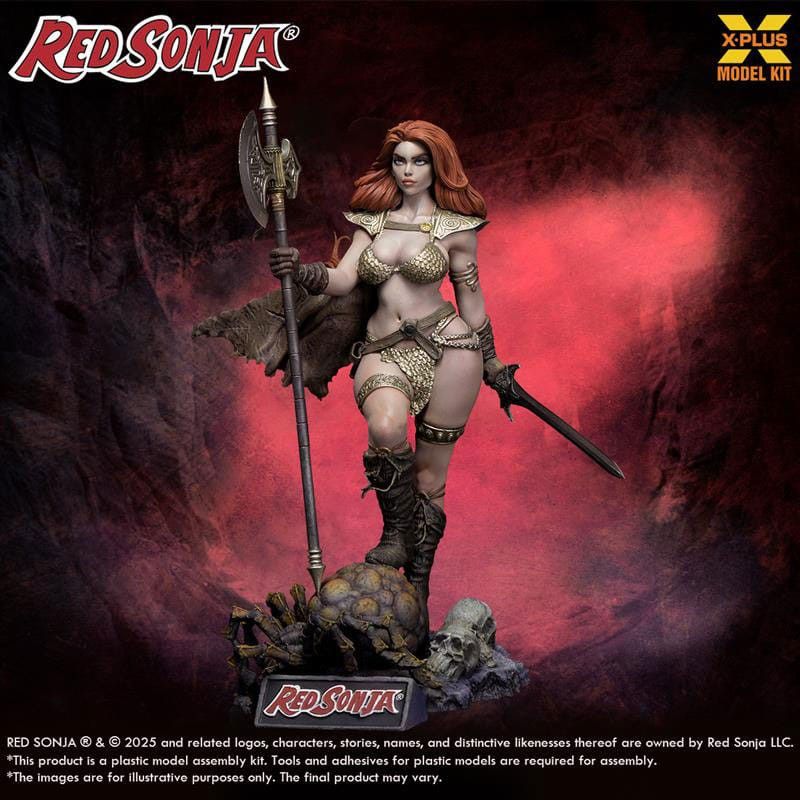 Red Sonja Plastic Model Kit 1/8 Red Sonja Neuauflage 27 cm
