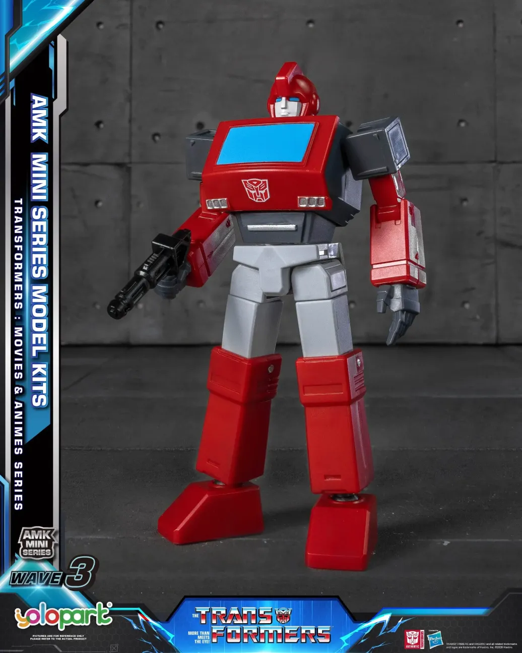Transformers Generation One AMK Mini Series Plastic Model Kit Wave 3 Ironhide G1 11 cm 