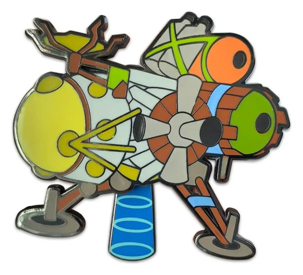 Outer Wilds Ansteck-Pin Spaceship Bobble 5 cm