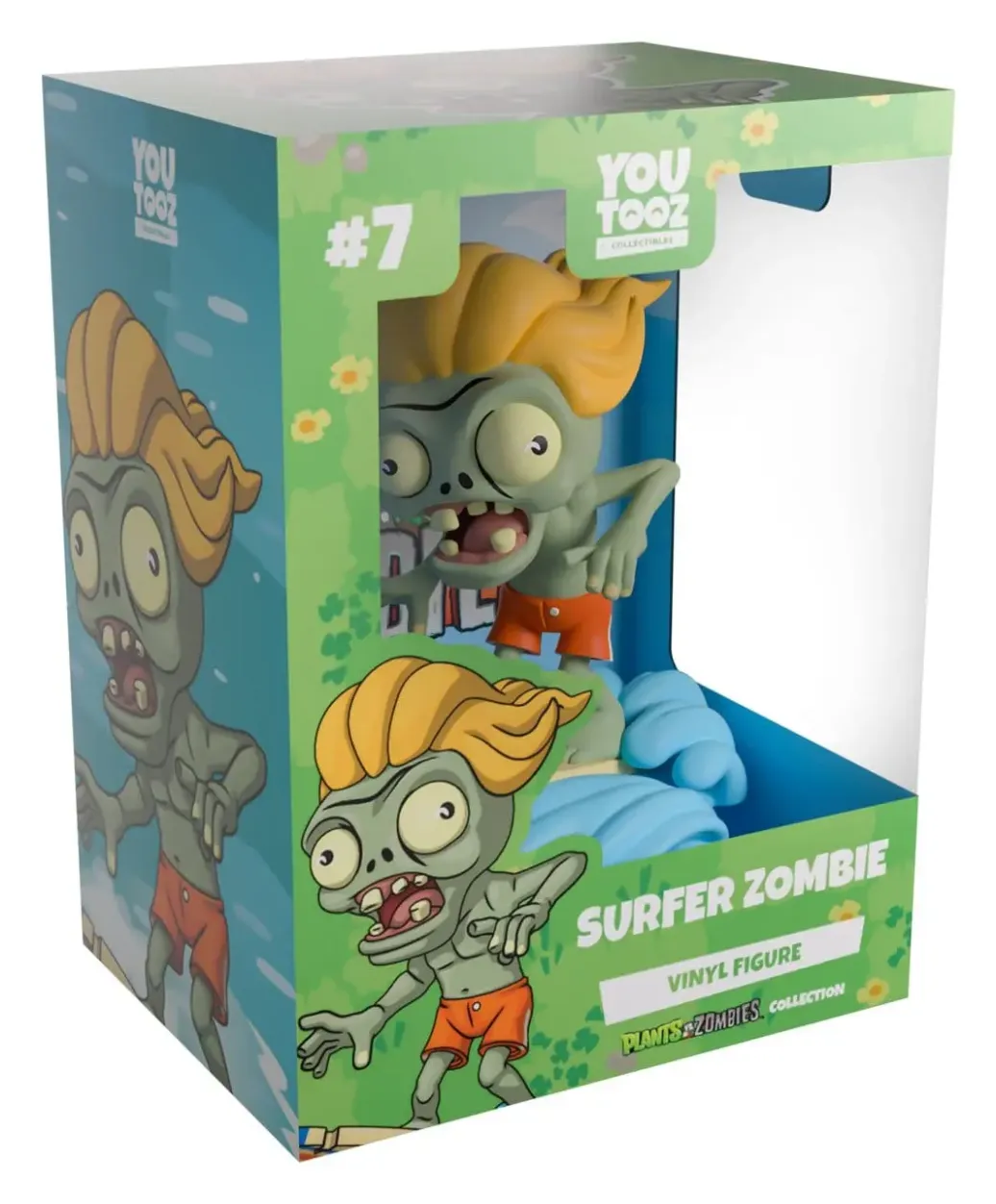 Plants vs. Zombies Vinyl Figur Surfer Zombie 10 cm