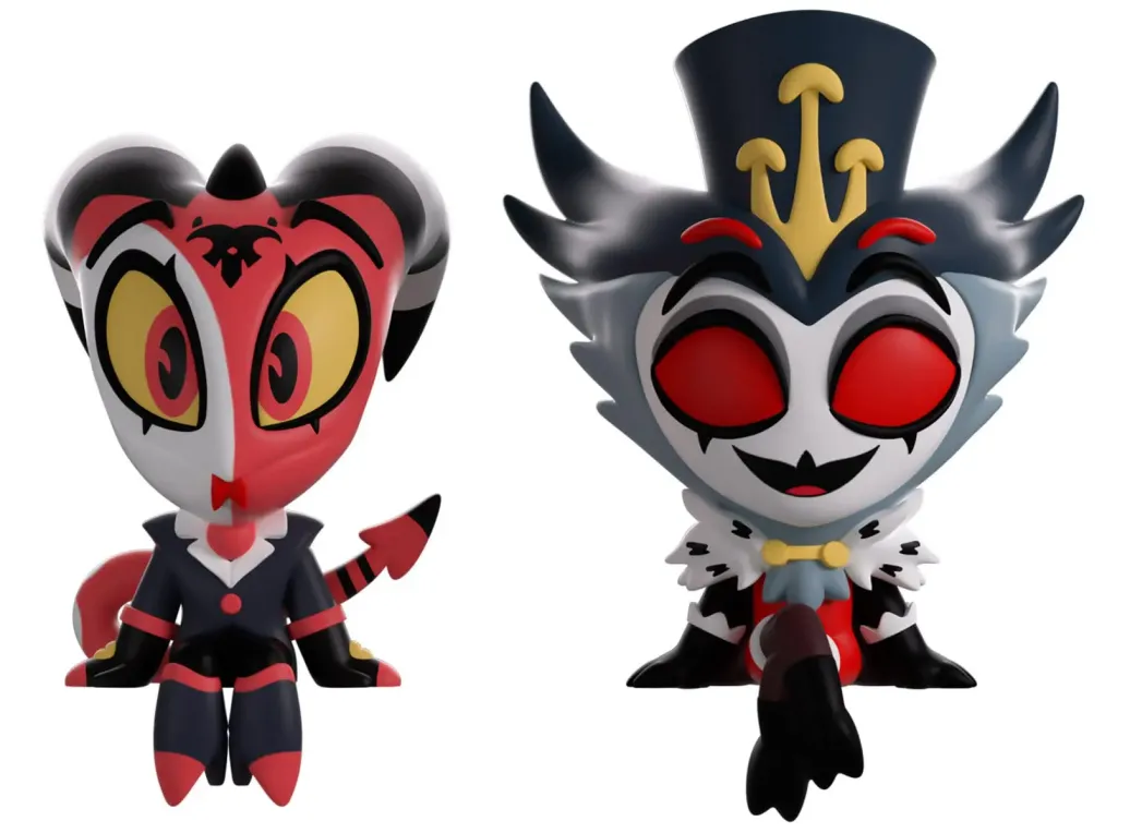 Helluva Boss Vinyl Figuren Blitzo & Stolas Monitor Buddiez 