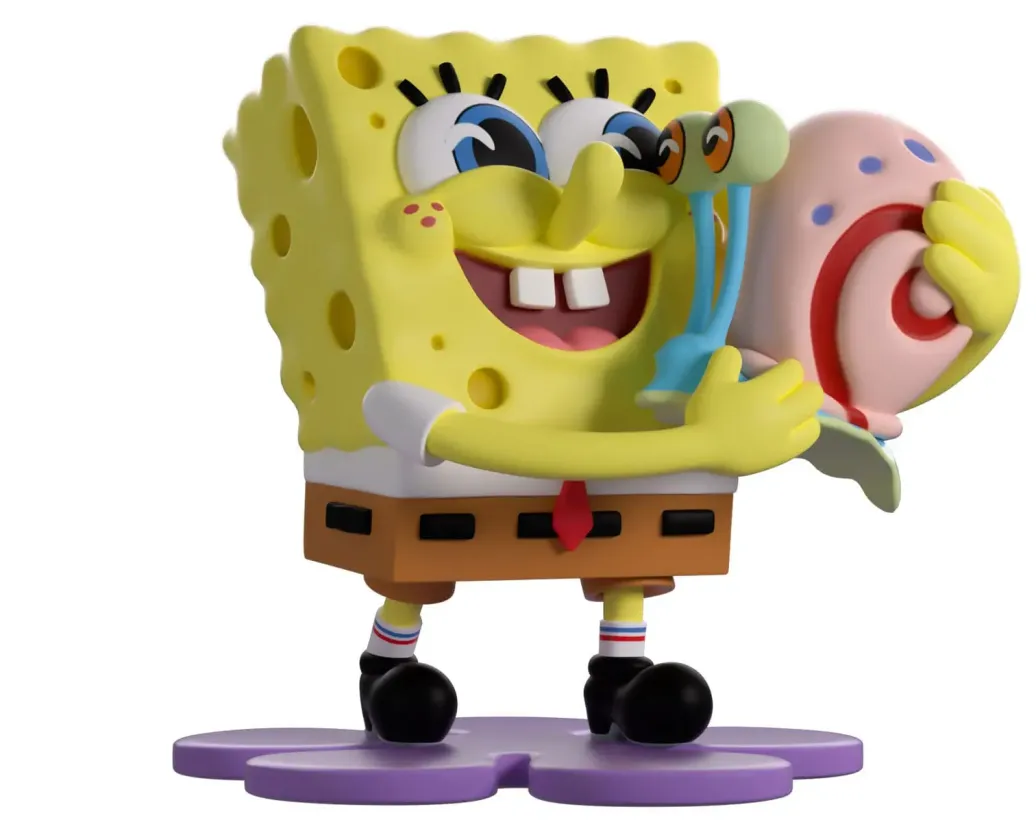 SpongeBob Schwammkopf Vinyl Figur Spongebob & Gary 9 cm 