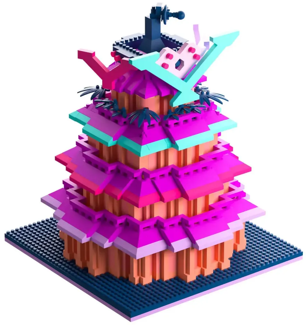 Hazbin Hotel Baustein Set V Tower 20 cm 