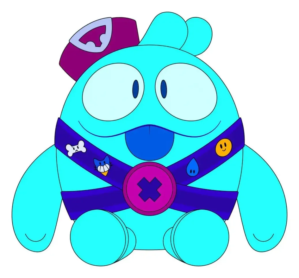 Brawl Stars Plüschfigur Squeak 22 cm