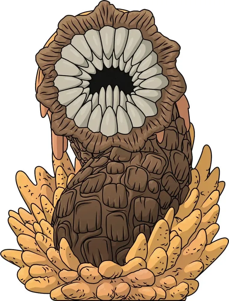 Dune Vinyl Figur Sandworm 3 cm