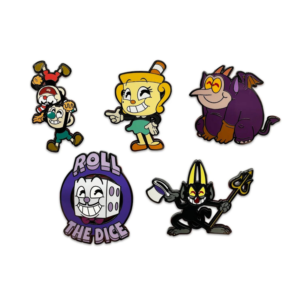 Cuphead Ansteck-Pins Set Cuphead 12 cm (5)