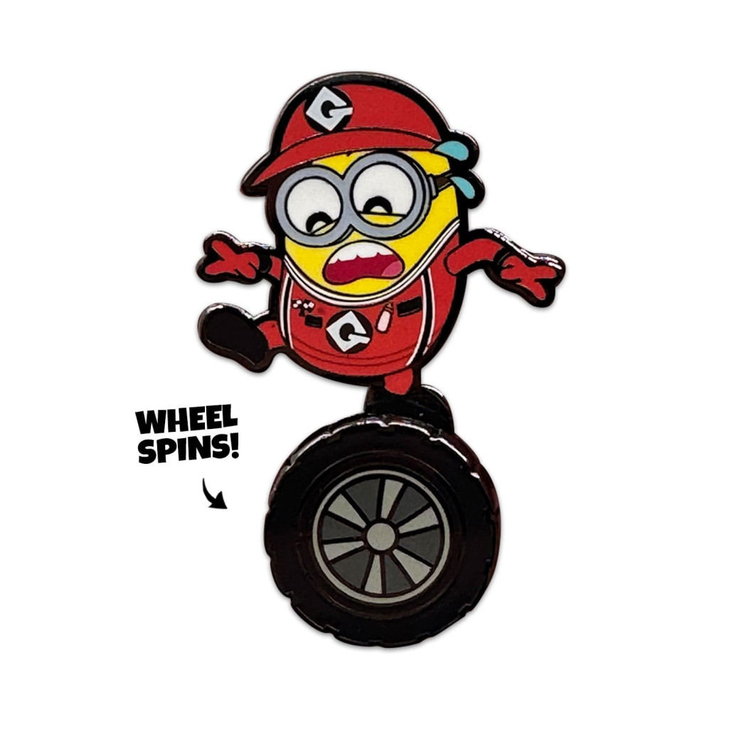 Ich - Einfach Unverbesserlich Ansteck-Pin Tire Minion Spinning 5 cm