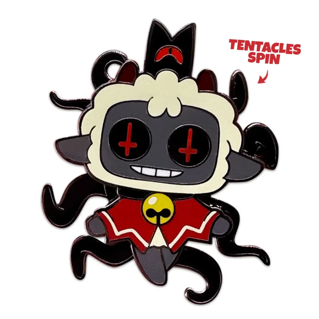 Cult of The Lamb Ansteck-Pin Lamb Spinning 5 cm 