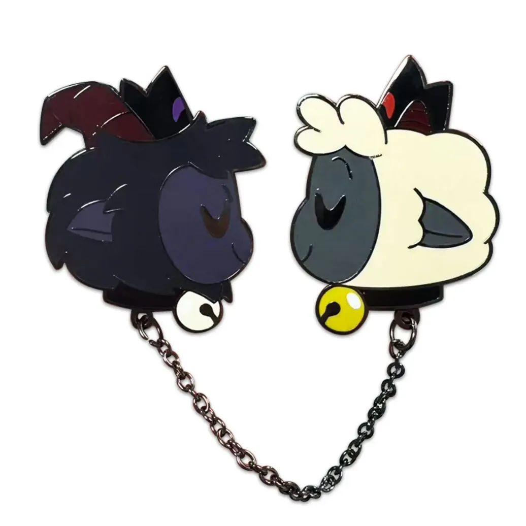 Cult of The Lamb Ansteck-Pin Goat & Lamb 5 cm 