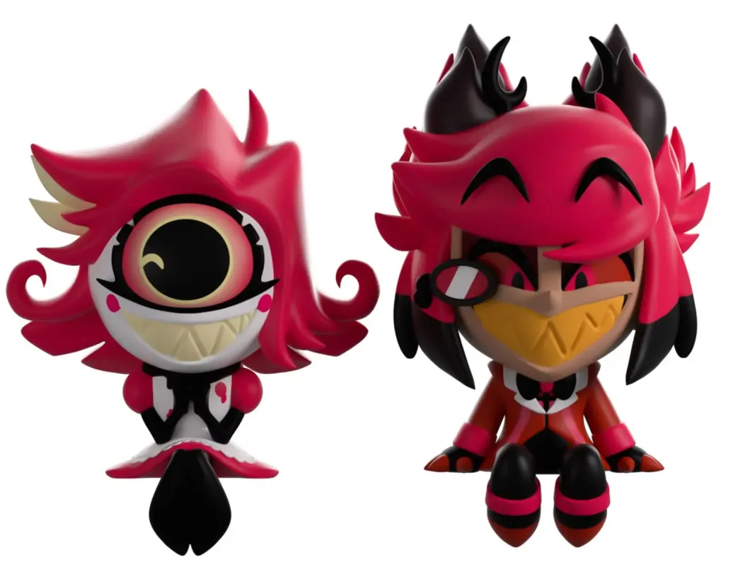 Hazbin Hotel Vinyl Figuren Alastor & Niffty Monitor Buddiez