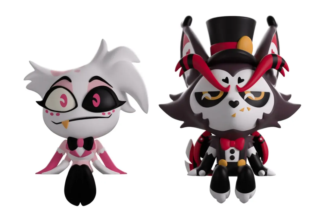 Hazbin Hotel Vinyl Figuren Angel Dust & Husk Monitor Buddiez